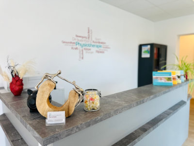 Foto des Empfangs der Praxis